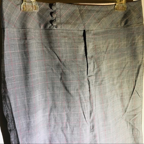 Banana Republic Harrison pinstripe plaid pant sz6 - Picture 2 of 8